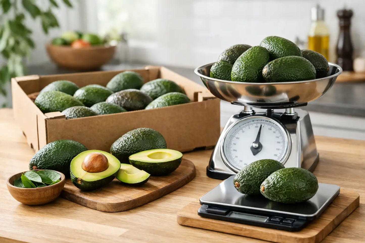 Guide to Avocado Box Weights for Every Kitchen